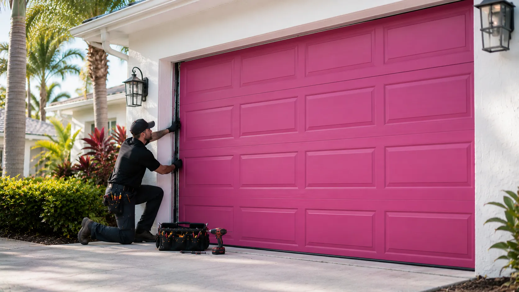 Tell us what’s wrong - Rochester Hills garage door service