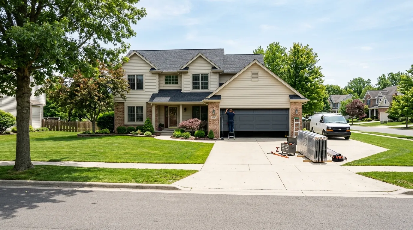 What Replacing a Garage Door Actually Involves Here