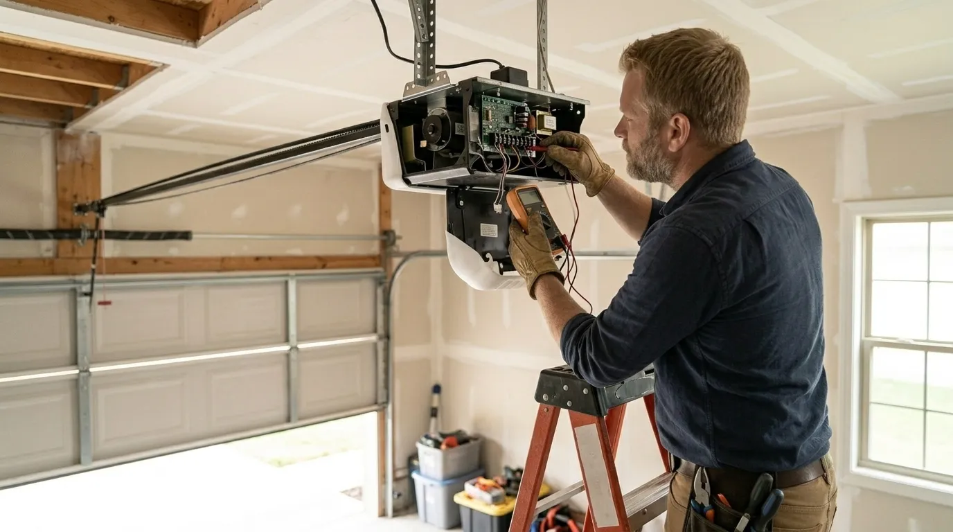 Repaired & tested - Rochester Hills garage door service
