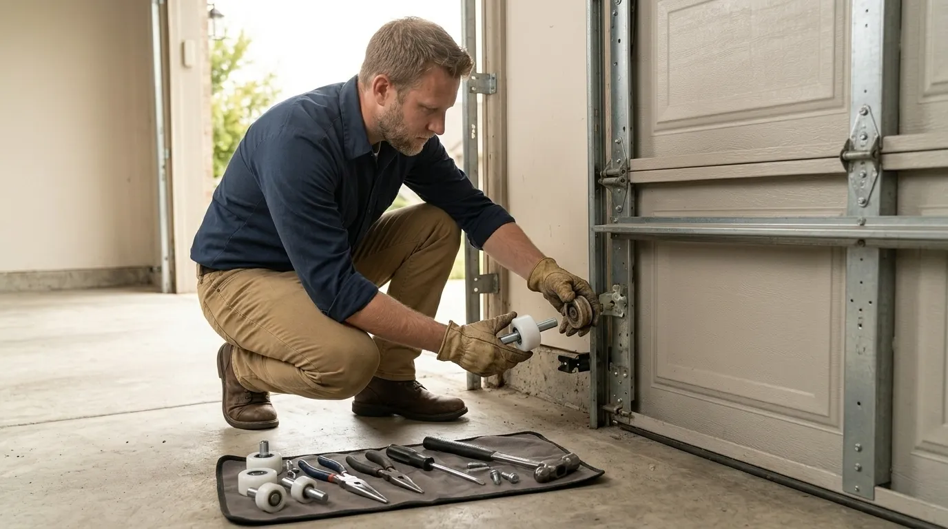 Repaired & tested - Rochester Hills garage door service