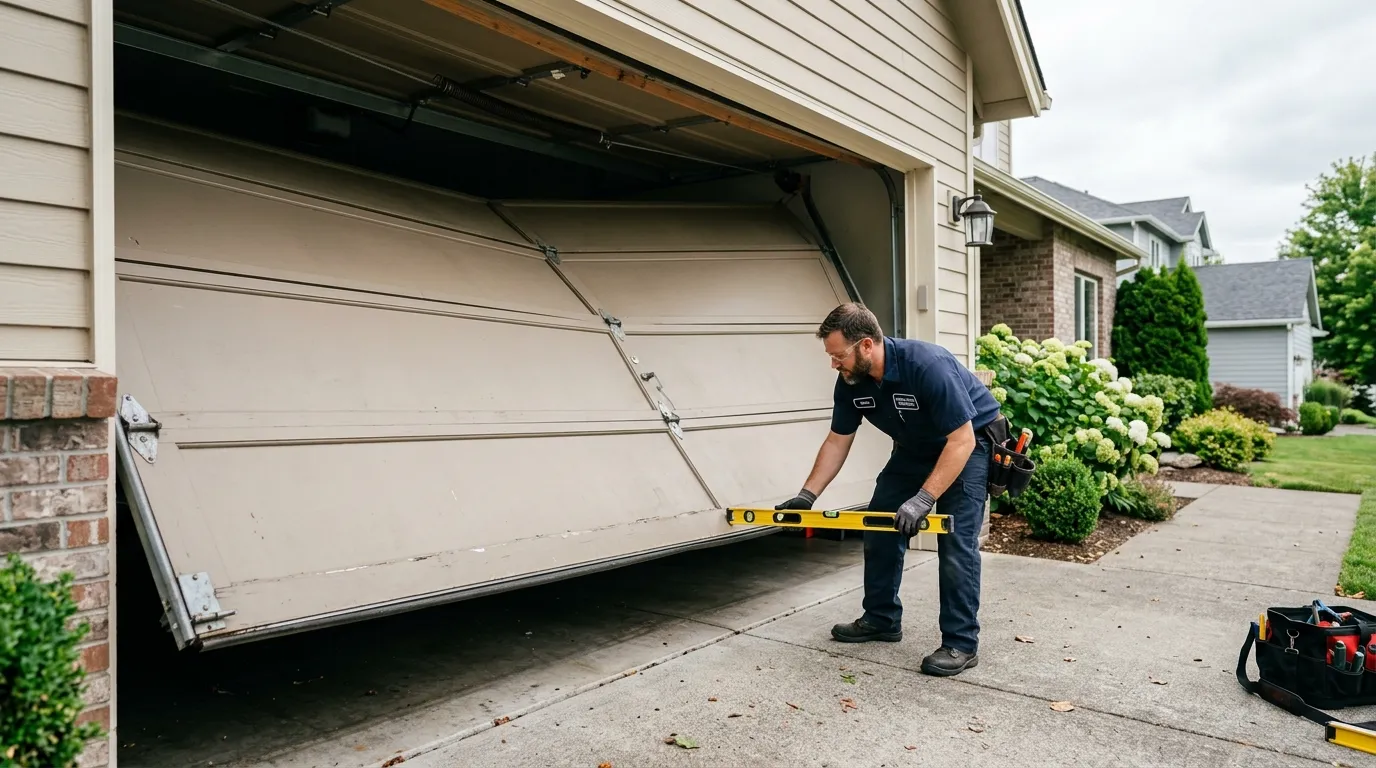 Repaired & tested - Rochester Hills garage door service