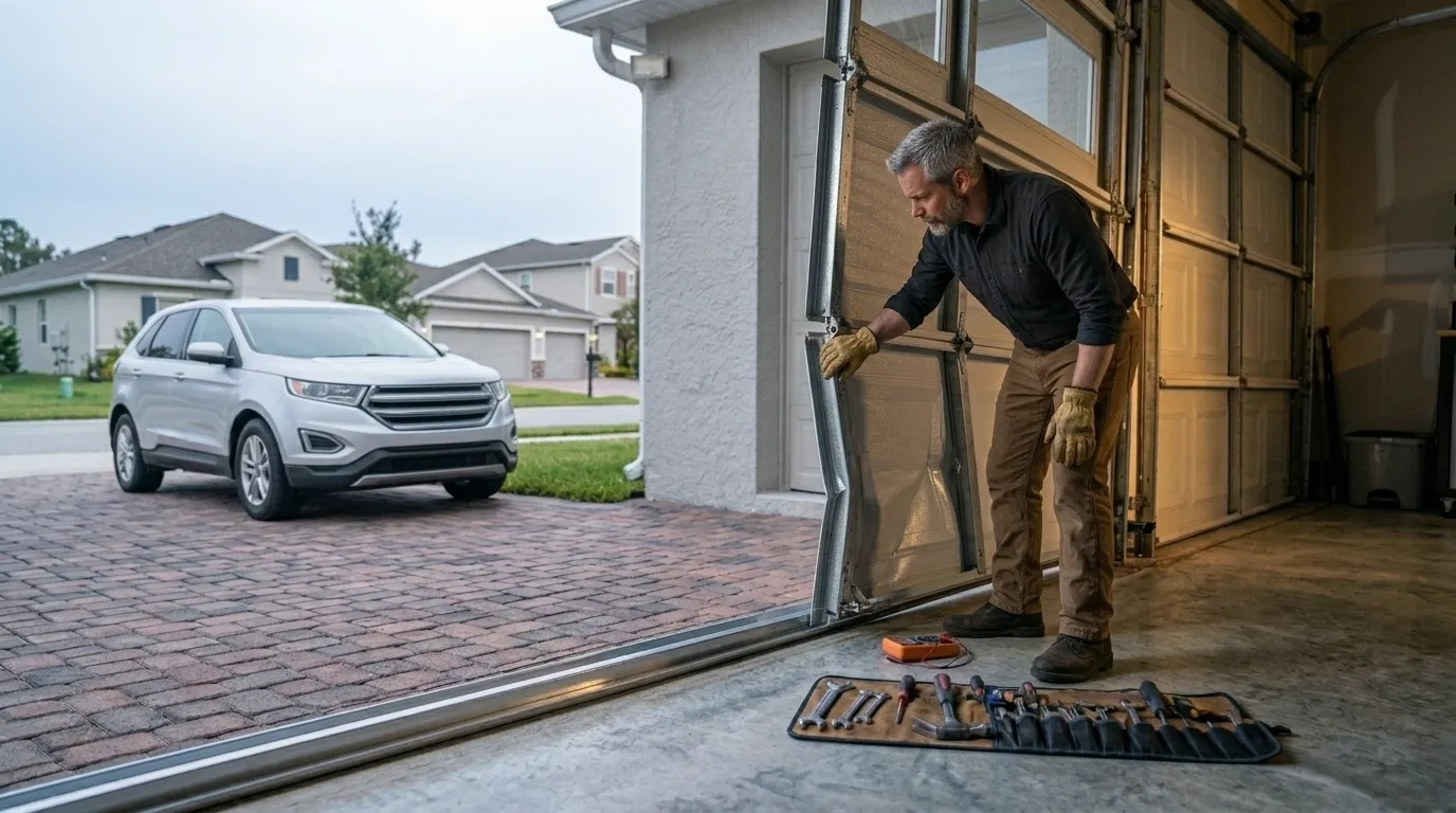 Repaired & tested - Rochester Hills garage door service