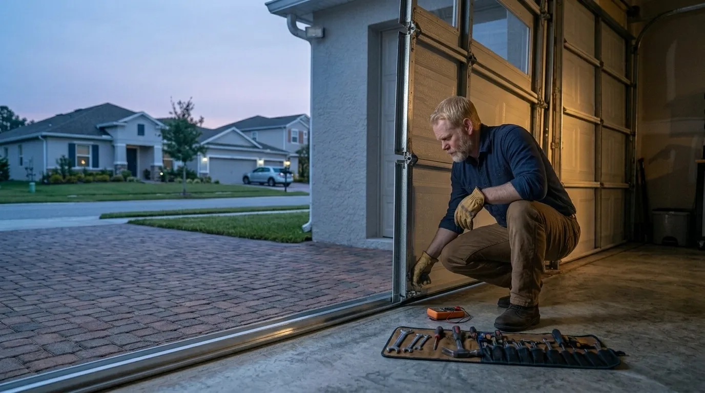 Repaired & tested - Rochester Hills garage door service